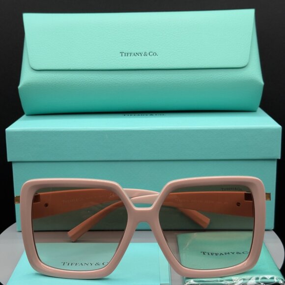Tiffany Co TF 4206-U 8367/13 Cloud Pink Sunglasses Gradient 58 16 140 SCRATCH main image 5